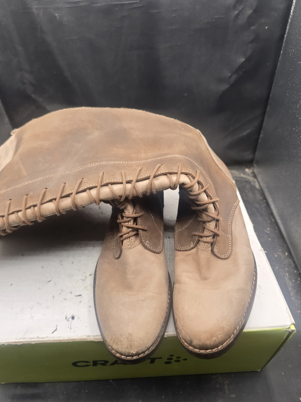 Sixtyseven Tan Suede Men's Lace-Up Boots